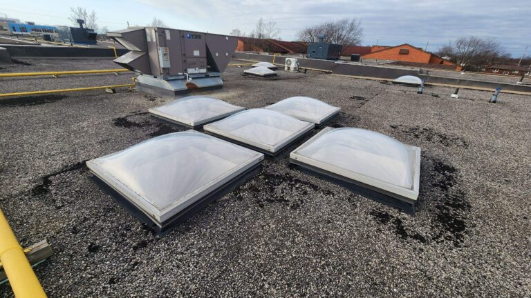Retirement Home Roof Replacement w/ Skylights, captured on Feb 15, 2023 with CompanyCam.