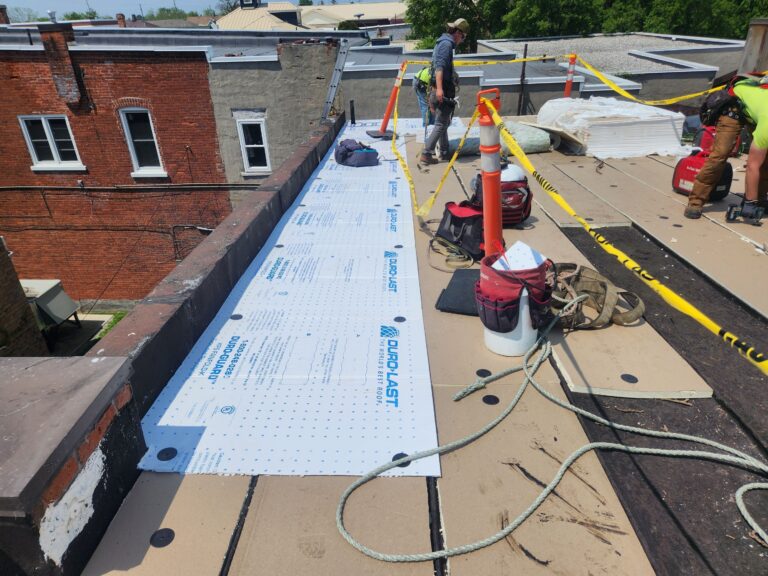 Low-Slope Metal Roof Overlay w/ Duro-Last, captured on May 15, 2024 with CompanyCam.