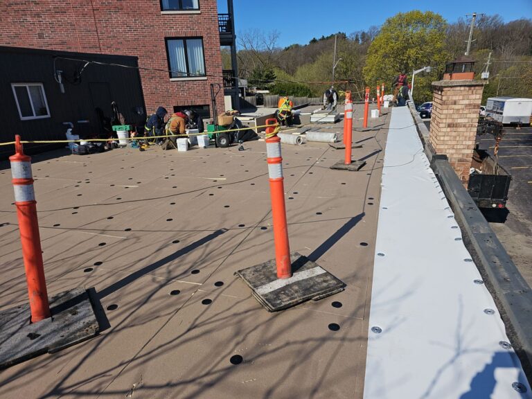 Office Flat Roof Removal & Replacement, captured on Apr 25, 2024 with CompanyCam.