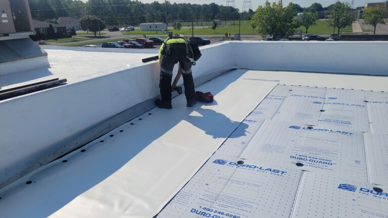 Retirement Home Roof Replacement w/ Skylights, captured on Aug 28, 2023 with CompanyCam.