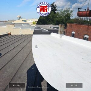 Low-Slope Metal Roof Overlay w/ Duro-Last, captured on May 22, 2024 with CompanyCam.