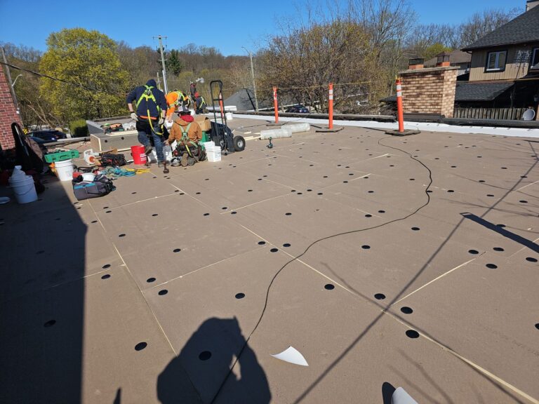 Office Flat Roof Removal & Replacement, captured on Apr 25, 2024 with CompanyCam.