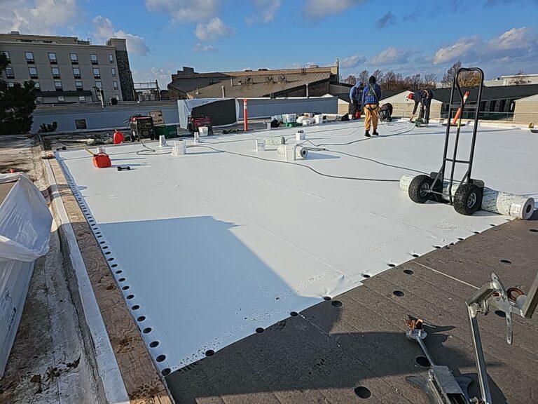 Warehouse Construction Roofing, captured on Nov 09, 2023 with CompanyCam.