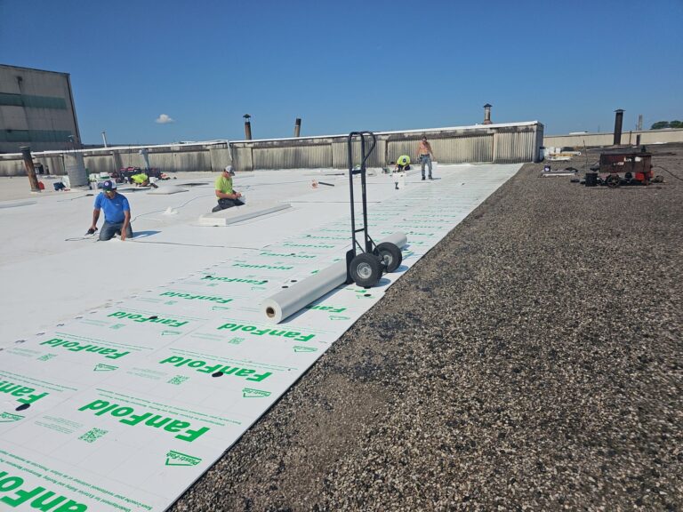 Industrial Roofing Installation with Duro-Last, captured on Jul 26, 2024 with CompanyCam.
