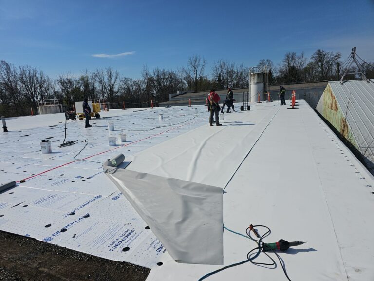 Factory Roof Replacement, captured on Apr 23, 2024 with CompanyCam.