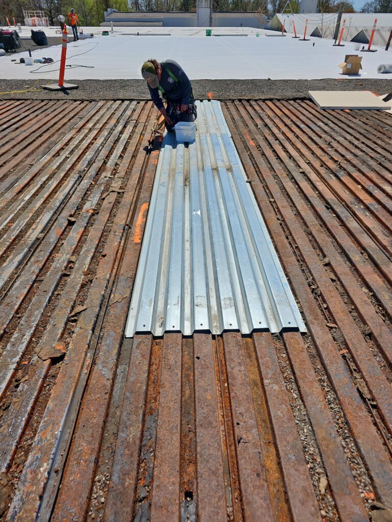 Factory Roof Replacement, captured on May 02, 2024 with CompanyCam.