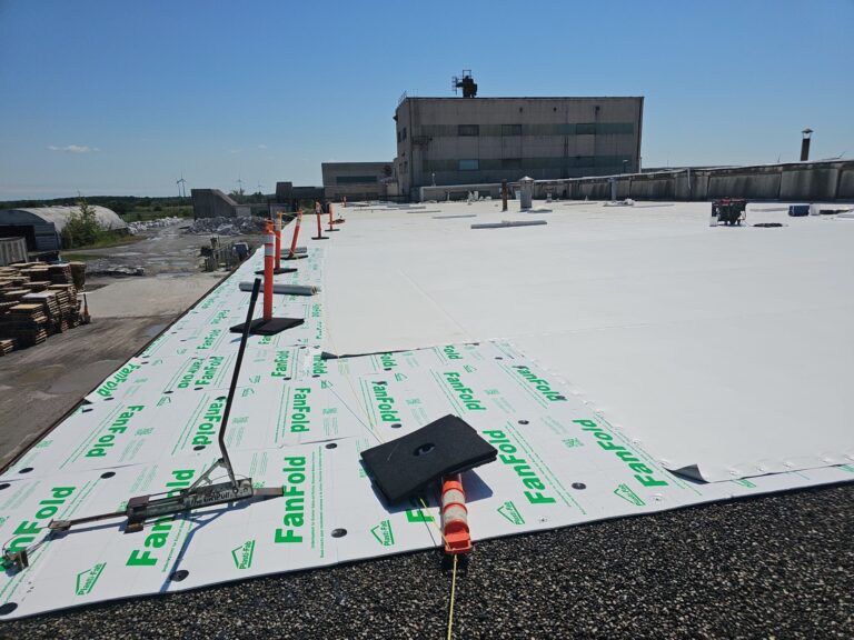 Industrial Roofing Installation with Duro-Last, captured on Aug 07, 2024 with CompanyCam.