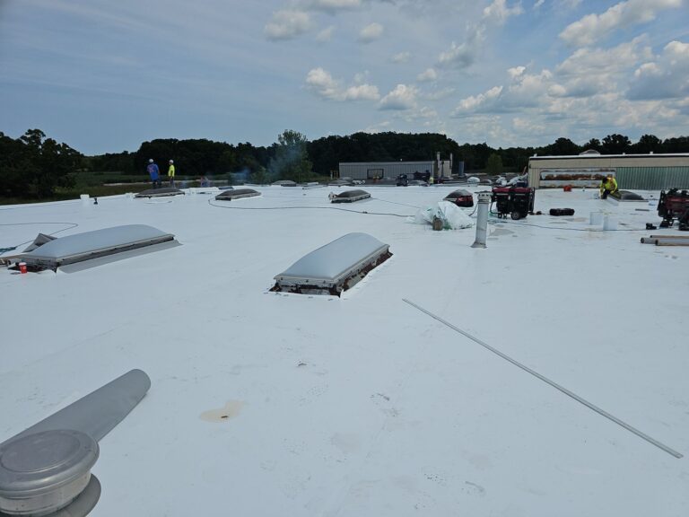 Industrial Roofing Installation with Duro-Last, captured on Aug 13, 2024 with CompanyCam.