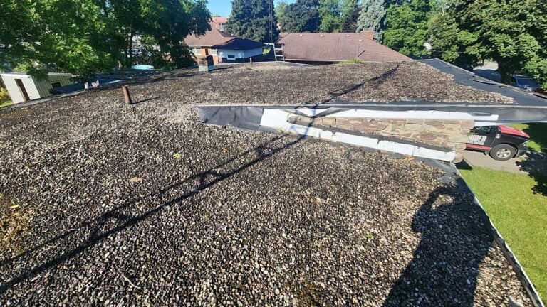 Stone Covered EPDM Roof Replacement with PVC Roofing, captured on Sep 10, 2024 with CompanyCam.
