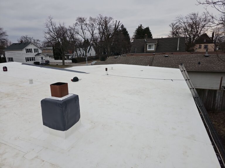 Stone Covered EPDM Roof Replacement with PVC Roofing, captured on Jan 10, 2025 with CompanyCam.