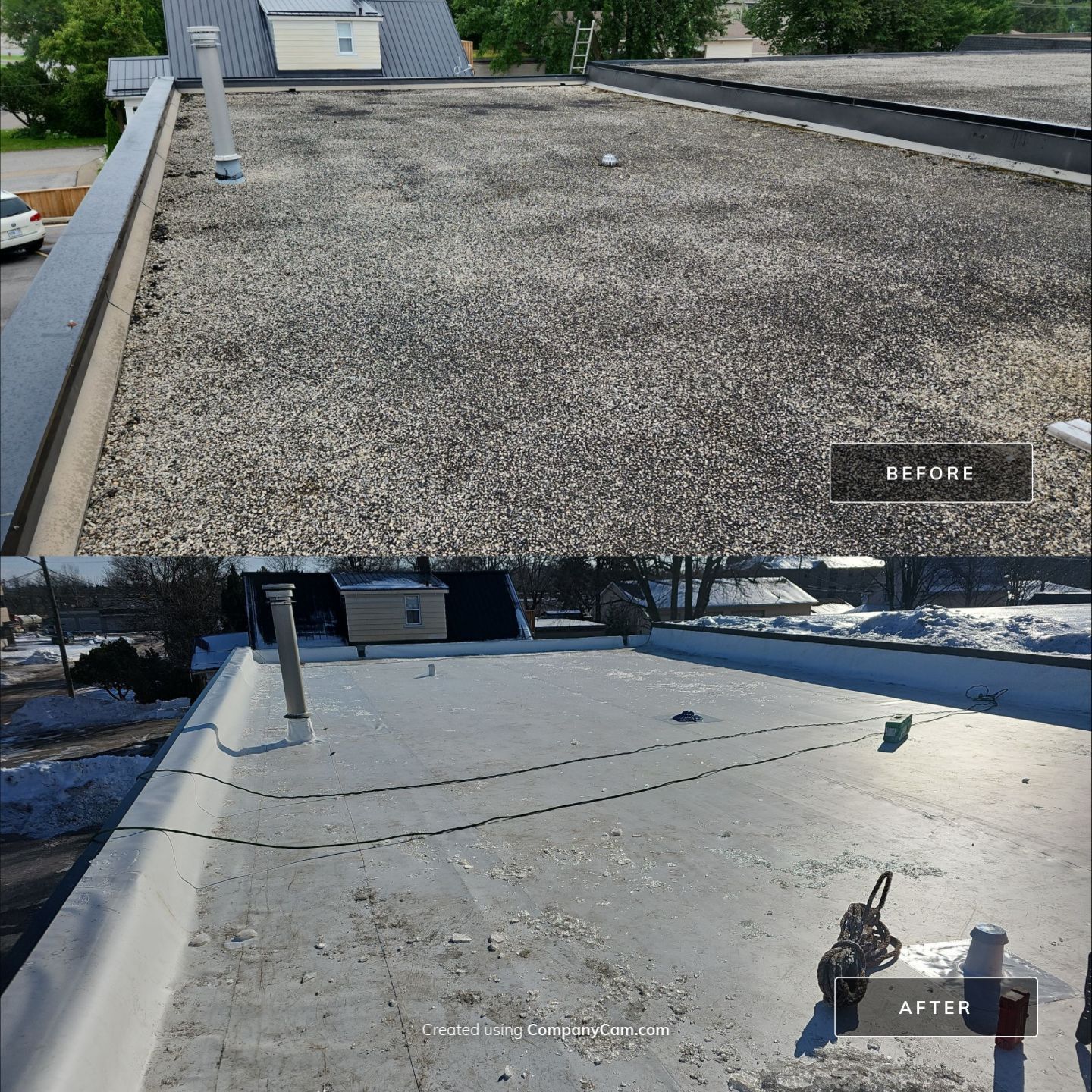Church Winter Roofing Replacement, captured on Feb 14, 2025 with CompanyCam.