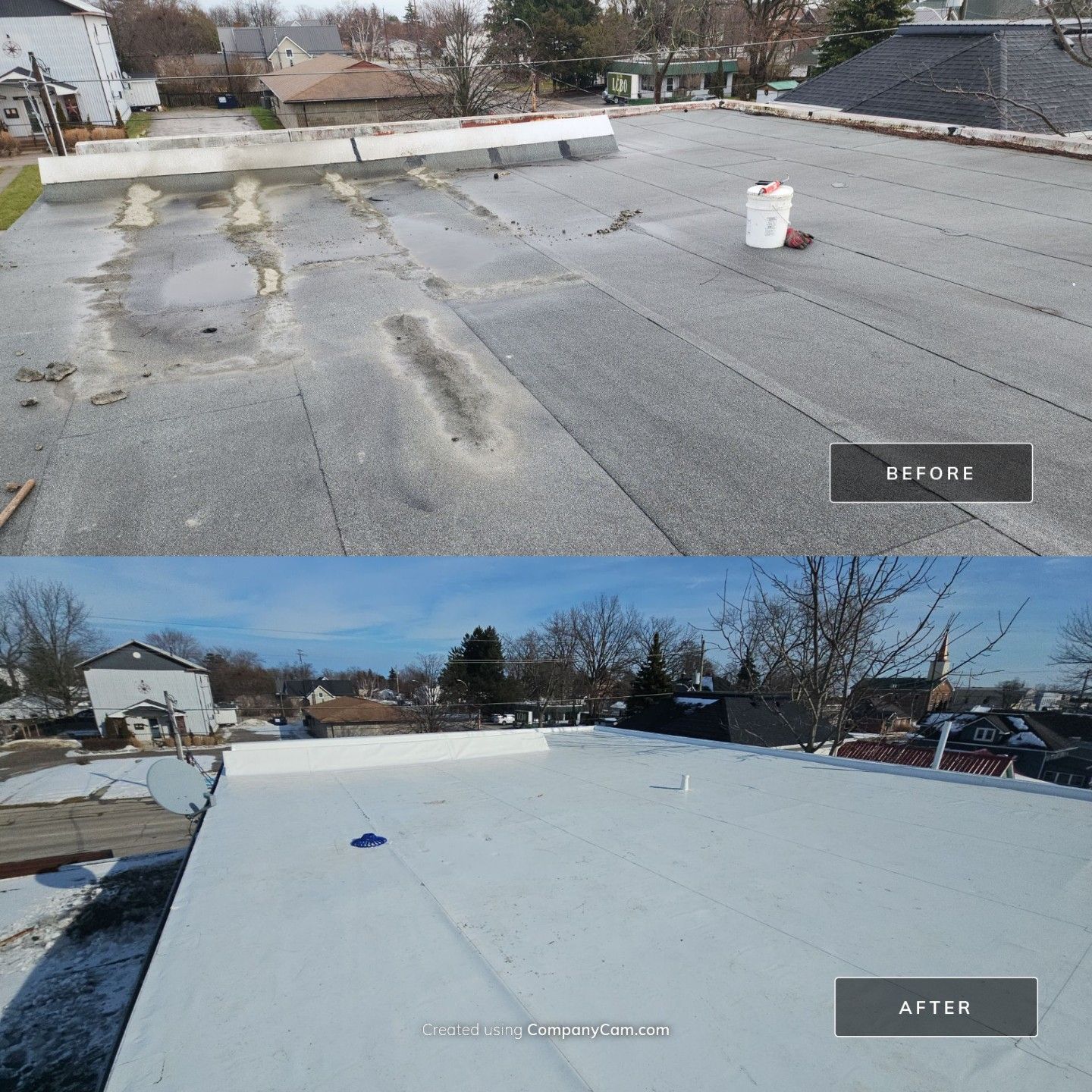 Christmas Roofing Rescue, captured on Jan 30, 2025 with CompanyCam.