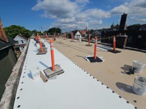 Commercial Roofing Installation using Duro-Last, captured on Jun 11, 2024 with CompanyCam.