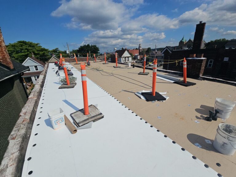 Commercial Roofing Installation using Duro-Last, captured on Jun 11, 2024 with CompanyCam.