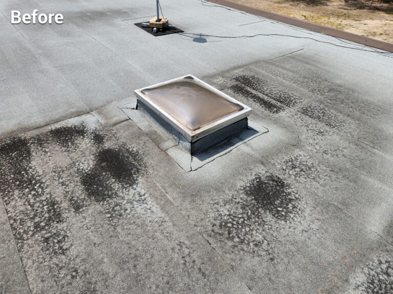 Flat Roof Skylights Replacement, captured on May 16, 2024 with CompanyCam.