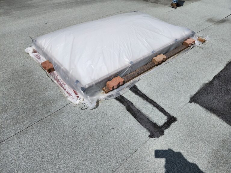 Flat Roof Skylights Replacement, captured on May 16, 2024 with CompanyCam.