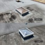 Flat Roof Skylights Replacement, captured on Jul 31, 2024 with CompanyCam.