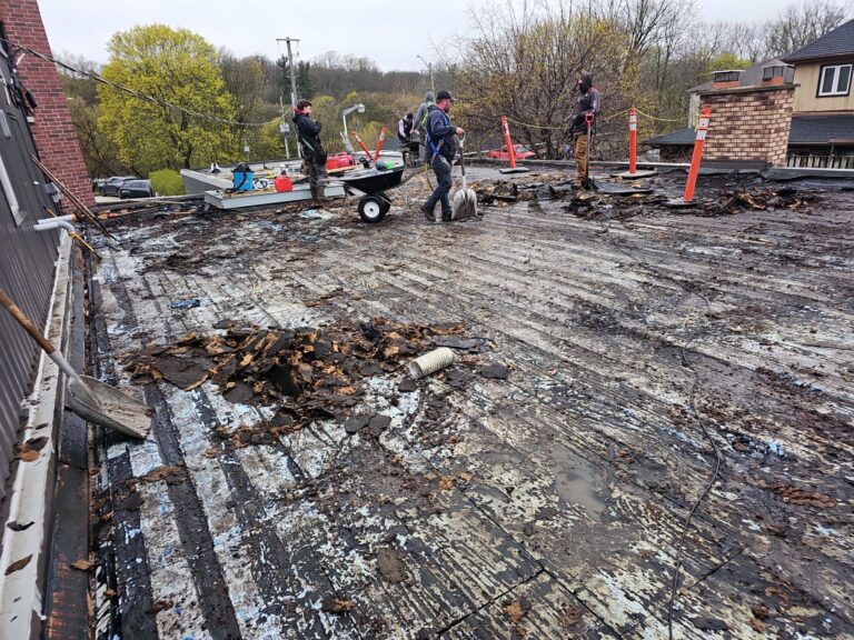 Office Flat Roof Removal & Replacement, captured on Apr 24, 2024 with CompanyCam.