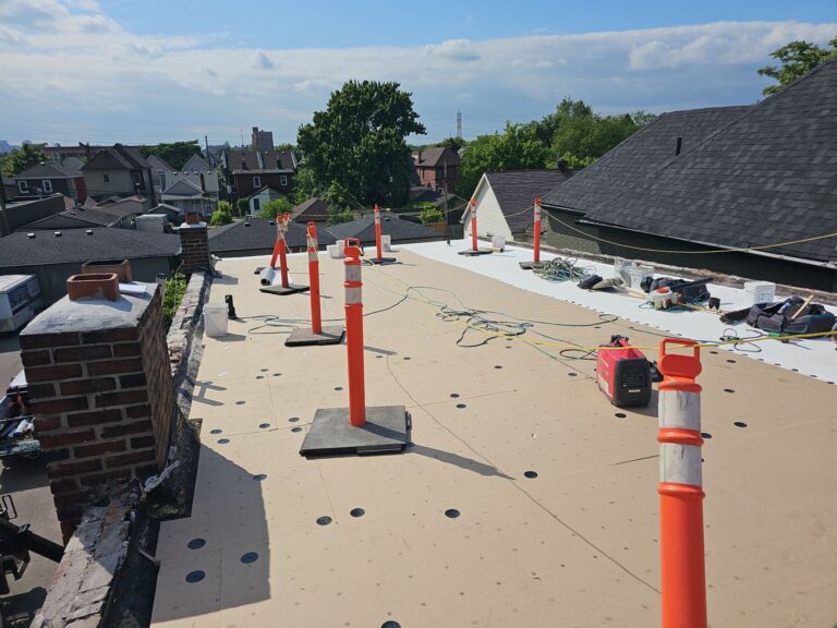 Commercial Roofing Installation using Duro-Last, captured on Jun 11, 2024 with CompanyCam.